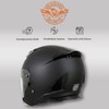 Milwaukee Performance Helmets MPH9805DOT Shift Open Face 3/4 Matte Black