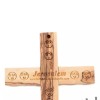 Wall Cross 7.9" , Olive Wood