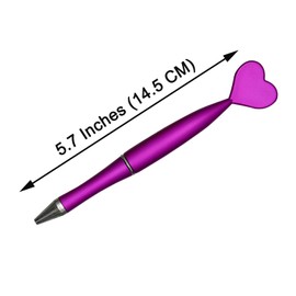 Maydahui 12 PCS Retractable Butterfly Heart Star Ballpoint Pen Cute Kawaii Pens Business Pen Black Ink for School Office Party