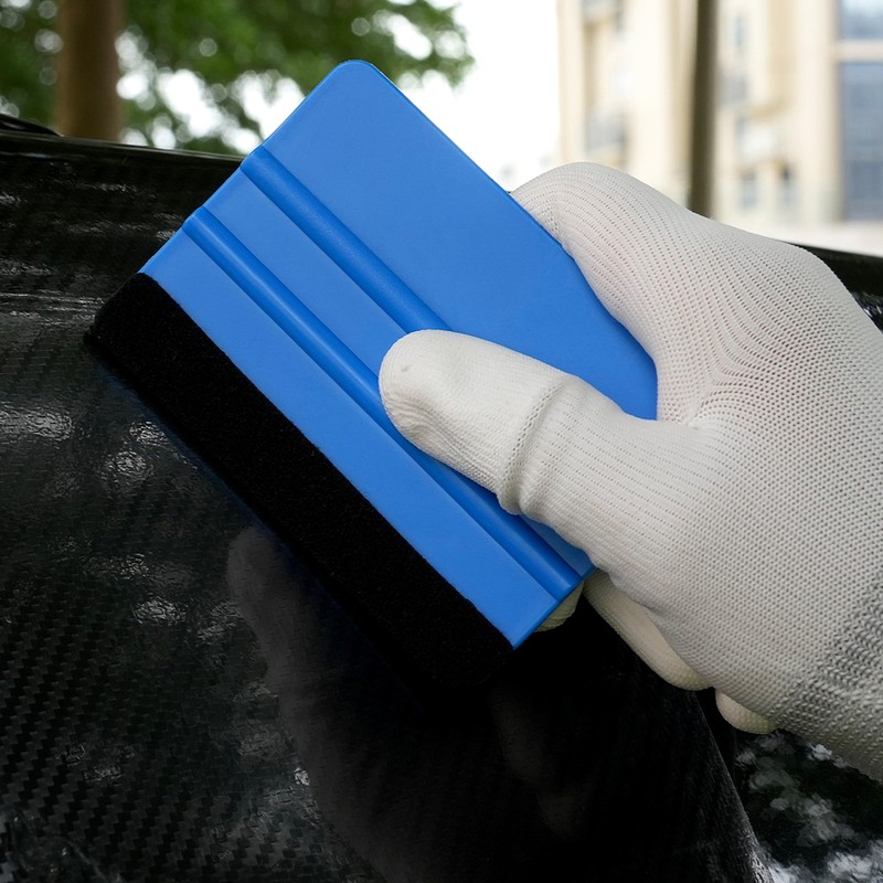 2-Pack Felt Edge Squeegee Tool for Car Vinyl Wrap, Window