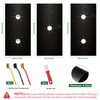 3Pcs Stove Guard for Gas Stoves, 0.3mm Stove Top Covers