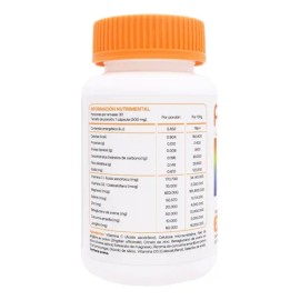 2 Vitaminas Punic 30 Capsulas Vitaminas E D Mineral Zinc Pak Sin Sabor                                                                                