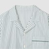 JAJU [JAJU] Men's Stripe 5-point Pajama Set_Dark Mint Grey