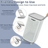 Sufdari 90L Laundry Basket with Wheels, Rolling Laundry Hamper with