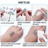 10 Sheets Temporary Tattoo for Kids, Marine Animals Waterproof Paper