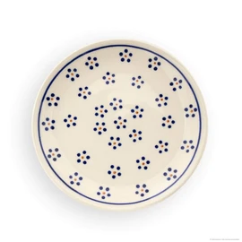 Original Bunzlauer Keramik Flat Plate (Breakfast Plate) Diameter 19.5 cm in Decoration 1