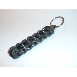 RedVex Reflective OD Green with Thin Black Line Paracord Key Chain/Key Fob/Lanyard Pull Reflective OD Green with Solid Black Line - 3", 4", 6", and 8" Lengths (Qty-1)
