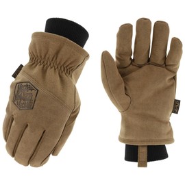 Mechanix Wear ColdWork Insulated Driver - Insulated Leather Gloves for Winter Work - Water-Resistant - Secure Fit - Touchscreen-Capable - Durable - Large - Brown