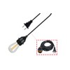 10Foot with Wire Electric Light Socket Waterproof Plug Light Outdoor