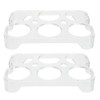 Operitacx Pack of 2 Egg Containers for Refrigerator, 6 Grid