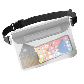 Canotagio Bolsa Impermeable/Cangurera Sumergible a Prueba de Agua Tamaño Extra Grande. Perfecta para Deportes, Senderismo, la Playa y la Alberca. Disponible en 3 Colores.