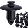 Rexka 25pcs M8 Nylon Push Rivet Pin Fairing Clips ATV