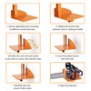 SKTMH Chainsaw Holder, Chainsaw Wall Mount for Stihl MS250, MS251,