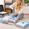 Vacuum Storage Bags for Clothes – 6-Pack 30x50cm Reusable Compression
