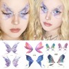 Konsait 12 Sheets Glitter Butterfly Temporary Tattoos for Women Kids