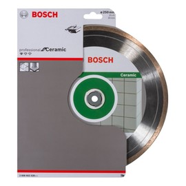 Bosch Professional 2608602539 Standard for Ceramic Diamond Cutting disc, Silver/Grey, 250 mm