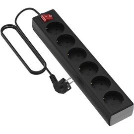 Garza 420017 Multiple Socket, Black, 1.4 Metros