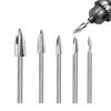 Pack of 5 Wood Carving Tool, HSS Engraving Tool, Wood