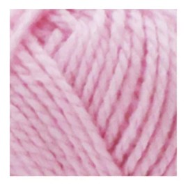 Cisne Bolsa 6 Pzas Estambre Liso Brillante Kiddy Soft Cisne Coats Color Rosa 0770