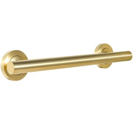 Lava Odoro Shower Grab Bar, Modern Stainless Steel Handicap Grab Bar for Bathtubs and Showers, Shower Safety Bar for Seniors Disabled, ADA-Compliant (Brushed Gold, 24 Inch)