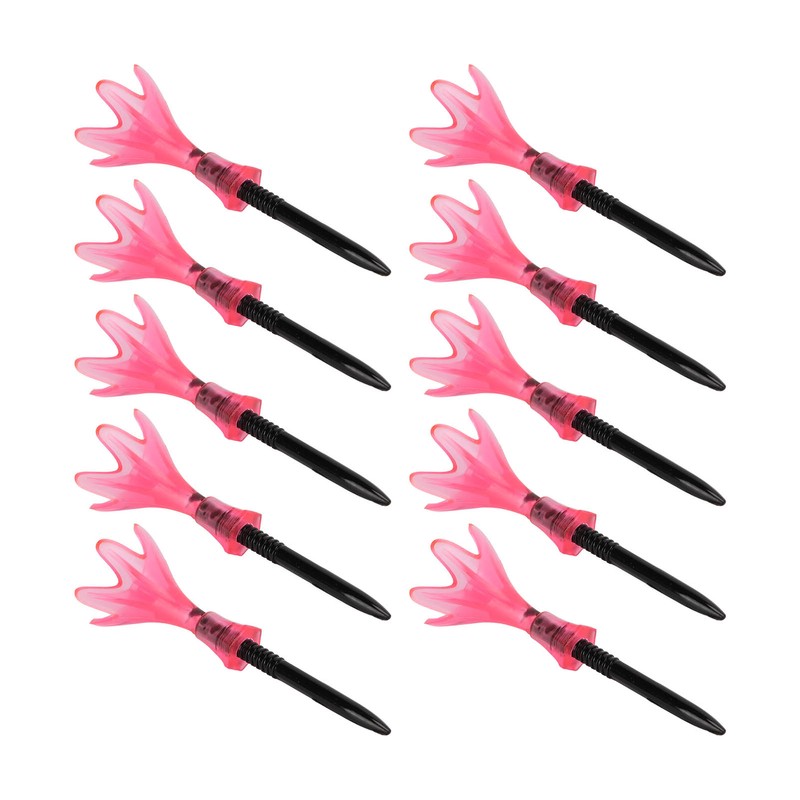 10pcs Plastic Golf Tee Ball Holder Adjustable Height Stable Practice