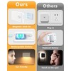 WILLED Stair Lights Indoor,Warm White Rechargeable Night Light,Wireless Motion Sensor