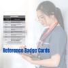 Basic Patient Assessment Reference Vertical Badge Card - Excellent Resource