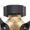 Water Y Connector Brass Tight Connection High Temperature Resistance 2