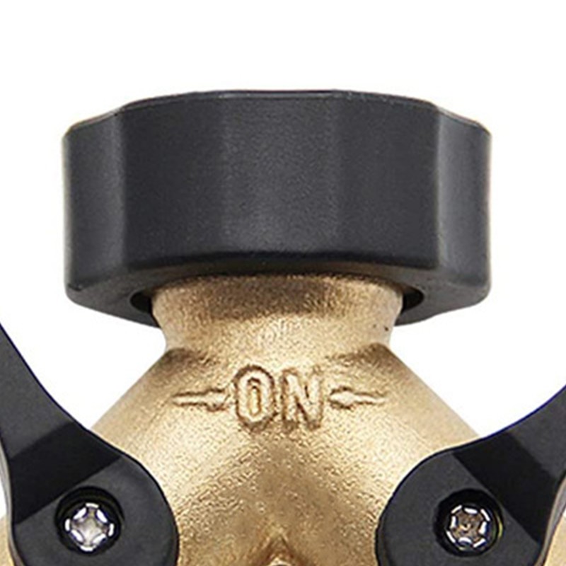 Water Y Connector Brass Tight Connection High Temperature Resistance 2