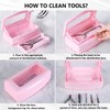 Machine-Ya Plastic Sterilizing Tray,Sterilization Box,Nail Art Tool Sterilizer Tray, Sterilizer