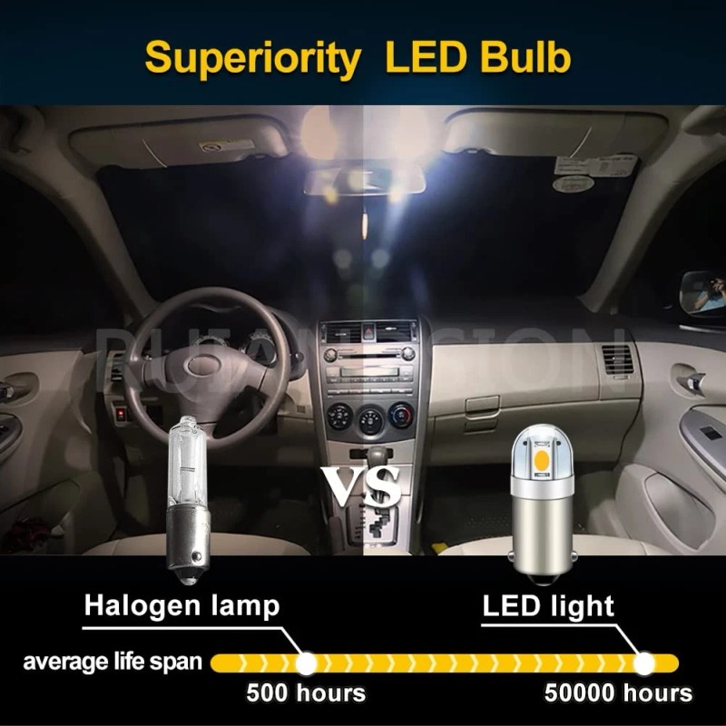 Ruiandsion Ba9s Led Bulb Ba9 1895 1891 53 57 Warm