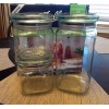 Ball Glass Storage Latch Jars 3-Pack Airtight Seal Lids Stackable