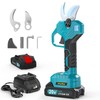 Cordless Pole Pruning Shears Compatible with Makita 18V Battery: 1.5-2