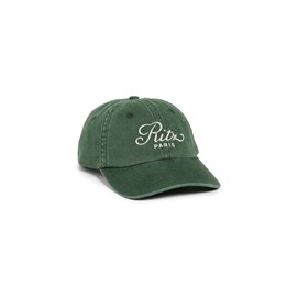 FRAME Women's x Ritz Paris Baseball Cap, Hunter Green, One Size