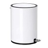 FurnitureXtra™ Modern Style Powder Coated Soft Close Pedal Bin, Plastic