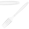 200 Clear Reusable Forks Strong Heavy Duty (Washable & Reusable)