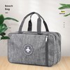 Large Capacity Wet/Dry Separation Storage Bag Swimming Gym Bag Waterproof Bath Storage Bag Beach Bag Wine 4ea