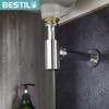 BESTILL Bottle P Trap Drain Kit for Bathroom Basin Sink,