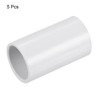 sourcing map PVC Pipe Connector Straight 20 mm Connection for