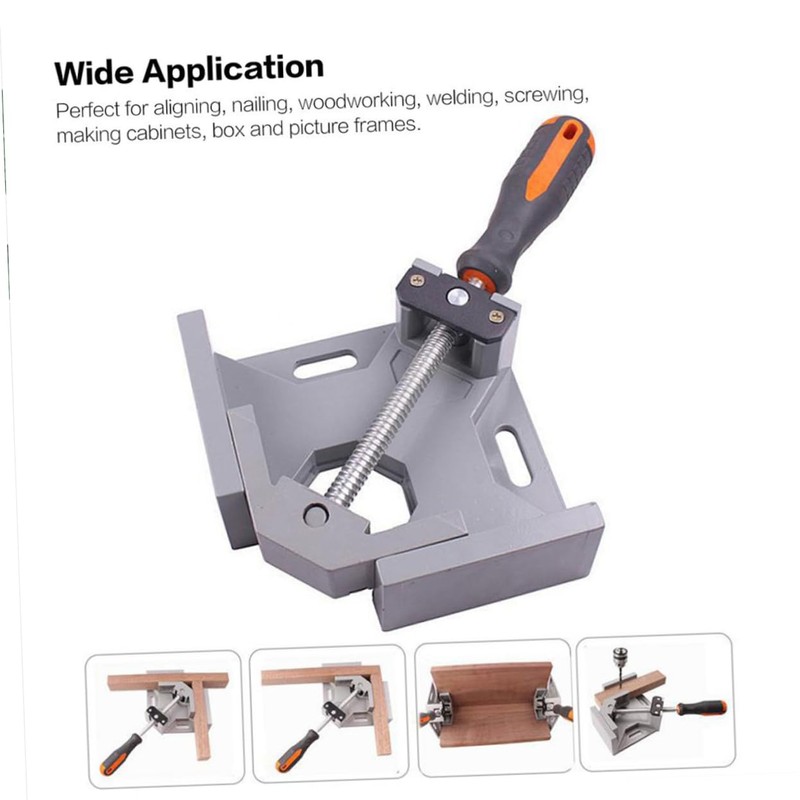 SHINEOFI 1PC Right Angle Clamp Multi Function Single Handle Woodworking