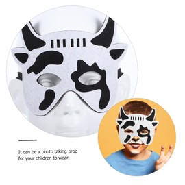 WOONEKY Decorative Animal Masks for Kids 4pcs Cartoon Masks Comfortable Lightweight Great for Activities Parties