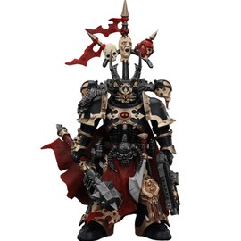 JOYTOY Warhammer 40k Chaos Space Marines, Chaos Space Marines Black Legion Chosen Champion with Bolter and Power Maul 1/18 Action Figure, Dedicated to You Who Love Collecting