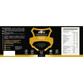 Envío Testo For Men 90 Cápsulas Maca Negra Arginina A4h Sin Sabor