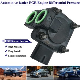 Automotive-leader 4921728 104990-1200 3683323 EGR Sensor de presión de recirculación de gas de escape para Cummins ISX válvula de montaje de sensor de presión diferencial
