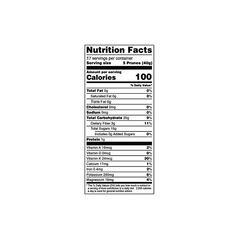 Terrasoul Superfoods ciruelas orgánicas con huesos, 1 libra