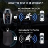 2 Pack Faraday Pouch for Car Keys, RFID Blocker Faraday