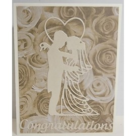 Handcrafted Greeting Card - Wedding /Anniversary - Congratulation