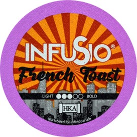 96 Count - French Toast Coffee, Single Serve Coffee Pods for Keurig K Cup® Brewers - InfuSio Premium Roasted Coffee (French Toast, 96 count Compatible with 2.0)…