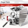 121 Black Toner Cartridge High Yield 2-Pack Compatible Replacement for