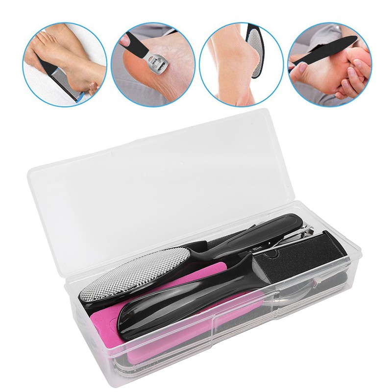 20pcs Pedicure Tool Set Calluses Removal Dead Skin File Foot